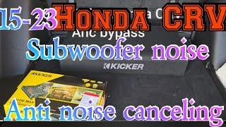 2018-2023 Honda CRV ANC anti noise cancelling Bypass in minutes subwoofer rumbling sound elimination