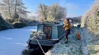 #174 Surviving on My Narrowboat in Freezing Temperatures!