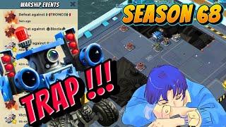 Boom Beach Warship Season 68 [ Seeker Attacks Big Mistake!!!]