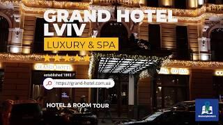 Grand Hotel Lviv|Hotel and Room Tour|Luxury Lviv Hotel Ukraine