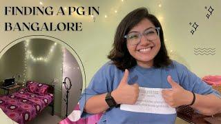 How I found a good PG in Bangalore | Info about Rates, facilities & EVERYTHING! | PG hopping