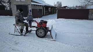 МОТОБЛОК ЗИМОЙ