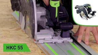 Zuschnitt von OSB-Platten mit der Akku-Handkreissäge HKC 55 (Festool TV Folge 195)