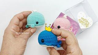 Ballenita tejida a crochet. Amigurumi paso a paso para principiantes.