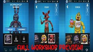 FULL WORKSHOP PREVIEW! - FNaF AR Lite (FNaF Non AR)