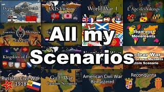 All my AOC2 Custom Scenarios #1 (World Map)