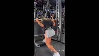 fafafitness11 Barbell Reverse Lunge #shorts