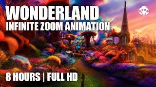 Wonderland | Infinite Zoom Animation (8 Hours), Full HD