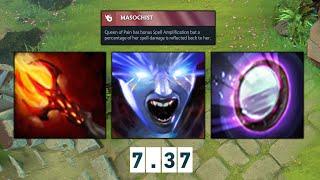 Masochist Facet + Dagon 5 Queen of Pain Late Game 100% Cancer Hero Dota 2