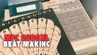 MPC2000xl Beat Making - Classic 90s Boom Bap Vinyl Sampling, chopping & scratching