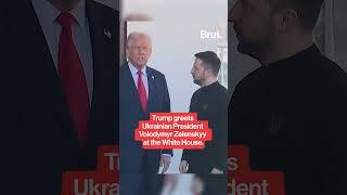 Trump Greets Zelenskyy at the White House