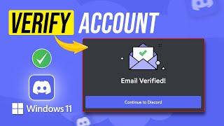 How to Verify Discord Account with Email on PC | Verify Email Address on Discord