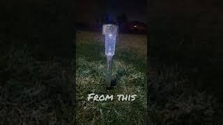 Making Dollar Tree Solar Lights Brighter