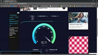 Vodafone Speedtest (100 mbit/s Download + 50 mbit/s Upload Option!!) | 4K (2018)