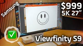 Best Display for M4 Mac Mini?  Samsung ViewFinity S9 5K vs Apple Studio Display