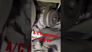 How to check if your #accompressor #clutch #engaging or not #honda #8thgencivic #compressor #civic