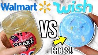 Wish VS Walmart SLIME Review! IS IT WORTH IT?!