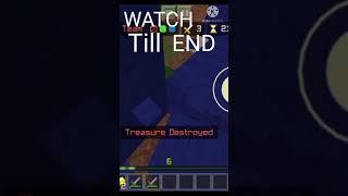 Best sneak gameplay for the treasure war #minecraft #youtubeshorts #shorts