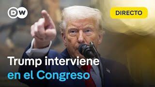 Donald Trump defiende en el Congreso su giro político hacia Ucrania y los recortes de Elon Musk