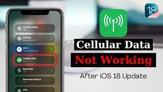 How To Fix Cellular Data Not Working on iPhone After iOS 18 Update | Cellular Data Problem (Solved)