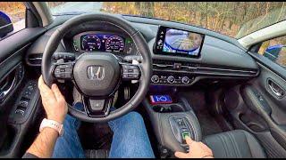 NEW 2024 Honda ZR-V  [2.0 i-MMD Hybrid 184HP] |0-100| POV Test Drive #1930 Joe Black