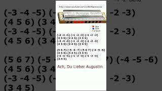 How to play Augustine with chords on a diatonic harmonica