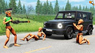 ОГОНЬ НА ПОРАЖЕНИЕ! МИНИГАН ПРОТИВ БАНДИТОВ НА ГЕЛИКЕ | BeamNG.drive