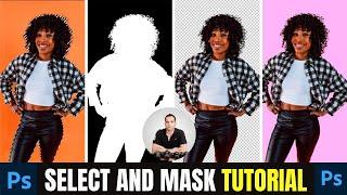 Select and Mask Photoshop Tutorial - For Complete Beginners