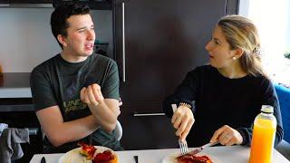 Detroit Style Pizza Mukbang | Differences between Canada + USA