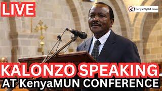 LIVE: Kalonzo Musyoka Gracing the KenyaMUN Conference!