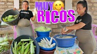 Haciendo Tamalitos de ELOTE // Al Estilo Salvadoreño // ANTOJITOS 