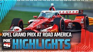 NTT INDYCAR SERIES: XPEL Grand Prix at Road America Highlights | INDYCAR on FOX