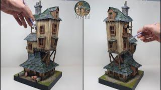 Harry Potter: Building The Weasley's Burrow - Step-by-Step / DIY TUTORIAL