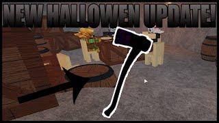 LUMBER TYCOON 2 HALLOWEN UPDATE HOW TO GET ENDTIMES AXE LIMITED 2020!