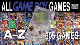 All Game Boy Games A-Z - 605 Games (US/EU) Every Game - Nintendo Gameboy