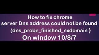 server ip address could not be found ( no internet connected )