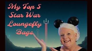 My Top 5 Star Wars Disney Loungefly Bags!  May The 4th Be With You!!!