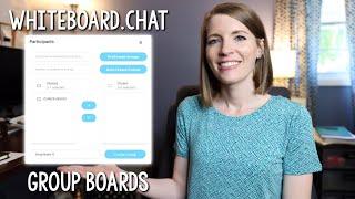 Whiteboard.Chat Tutorial - How to Create Group Boards for Student Collaboration