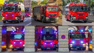 [FEUERWEHR KARLSRUHE] ALARM- & EINSATZFAHRTEN ~ VIEL BLAULICHT & HORN | SCANIA | HAUPTFEUERWACHE