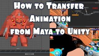 How to Export Animation from Maya to Unity