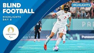 ️ Blind Football Highlights | Day 8 | Paris 2024 Paralympic Games