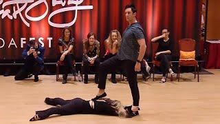 Jordan Frisbee & Tatiana Mollmann "Gravity" - Pro Jack & Jill - Budafest 2018 - West Coast Swing