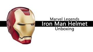 Marvel Legends Iron Man Helmet Unboxing