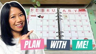 February Calendar Set-Up | A5 Planner | Filofax Good Vibes (HIGHLIGHT)