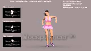 BOOMSLANG - 3D Dance motion capture footage preview  |  animation loop video | by MocapDancer