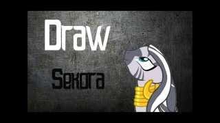 Как нарисовать Зекору из MLP | How to draw Secora from  MLP