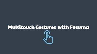 Multitouch Touchpad Gestures in Linux with Fusuma