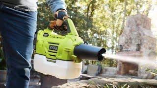 Protect your Yard with this Cordless Fogger/Mister Powered by 18 Volt Lithium Ion Battery