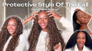 THE BEST PROTECTIVE STYLE FOR THE FALL! HAIR PREP & STYLING