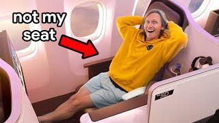 I Asked Strangers to Give Me Their 1st Class Seat